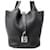 Hermès NEW HERMES PICOTIN HANDBAG 18 IN BLACK TAURILLON CLEMENCE LEATHER HAND BAG PURSE  ref.1315262
