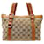 Gucci handbag bag 141471 IN GG SUPREME CANVAS AND BROWN LEATHER CANVAS HANDBAG  ref.1315282