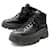 Prada shoes 2size155 Sneakers 9.5 43.5 CANVAS & BLACK LEATHER + SNEAKERS BOX  ref.1315283