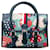 Gucci Tragetasche aus Canvas mit Erdbeer-Print 682720 Leinwand  ref.1315314