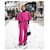 Chanel Neue ikonische Laufsteg 2019 Herbst Tweed Cape Jacke Pink  ref.1315367