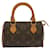 Louis Vuitton Mini Speedy Brown Cloth  ref.1315374