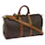 Louis Vuitton Keepall Bandouliere 45 Brown Cloth  ref.1315402