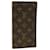 Louis Vuitton Porte carte Vertical Brown Cloth  ref.1315431
