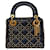 Mini Lady Dior borchiata nera Nero Pelle  ref.1315433