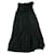 Falda larga drapeada negra de ISABEL MARANT T36 BUEN ESTADO Negro Viscosa  ref.1315469