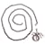 Tracolla catena rimovibile cipria  Christian Dior con ciondolo D.I.O.R. Rosa Metallo  ref.1315497