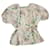 Camicia vintage in seta floreale degli anni '70 di Cacharel Bianco sporco  ref.1315518