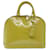 Louis Vuitton Alma Verde Pelle verniciata  ref.1315627