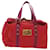 Louis Vuitton Antigua Rot Leinwand  ref.1315650