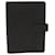 Louis Vuitton Agenda MM Black Leather  ref.1315681
