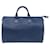 Louis Vuitton Speedy 35 Azul marino Cuero  ref.1315715