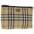 BURBERRY Nova Check Pouch Coated Canvas Beige Auth yk11343 Cloth  ref.1315734