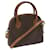 Céline CELINE Macadam Canvas Hand Bag PVC 2way Brown Auth yk11221  ref.1315737