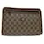 GUCCI GG Supreme Web Sherry Line Clutch Bag Beige Red 97 01 037 Auth ep3663  ref.1315755