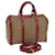Gucci GG Canvas Hand Bag 2Camino Beige Rojo 247205 autenticación 68594 Roja Lienzo  ref.1315803