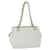 CHANEL Matelasse Chain Shoulder Bag Caviar Skin White CC Auth ar11502  ref.1315822