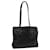 PRADA Chain Shoulder Bag Leather Black Auth bs12517  ref.1315834