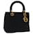 Bolsa de mão Christian Dior Lady Dior Canage Nylon Black Auth yk11255 Preto  ref.1315846
