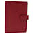 LOUIS VUITTON Epi Agenda PM Day Planner Cover Rossa R20057 LV Aut 69161 Rosso Pelle  ref.1315852