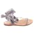 Valentino Leather sandals Grey  ref.1315906