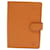 Louis Vuitton Agenda PM Orange Leather  ref.1315935