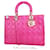 Dior Lady O Pink Leder  ref.1315945
