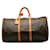 Keepall LOUIS VUITTON Travel bags Brown Cloth  ref.1316011
