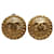 Chanel Ohrringe Golden Metall  ref.1316012