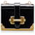 PRADA Handbags Cahier Black Leather  ref.1316076