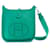 Hermès HERMES Handbags Mini Evelyne Green Leather  ref.1316092