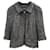 Jaqueta de Tweed com Franjas da Chanel Cinza antracite  ref.1316125
