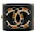 Chanel Manschette Dunkelblau Metall  ref.1316170