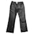 pantalón de cuero Céline talla 40 Marrón oscuro Piel de cordero  ref.1316171