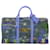 Louis Vuitton Keepall Bandouliere 50 Azul Couro  ref.1316180