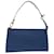Louis Vuitton Pochette Blue Leather  ref.1316204