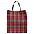 Burberry Nova Check Synthétique Rouge  ref.1316208
