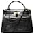 Hermès Hermes Kelly Tasche 32 in schwarzem Alligatorleder - 101790  ref.1316272