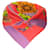 Autre Marque Hermès Rose / Écharpe en sergé de soie plissée Multi A Cheval sur mon Carre Plisse Violet Multicolore  ref.1316284