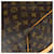 Bandouliere Keepall de lona con monograma de Louis Vuitton 55 Castaño Cuero  ref.1316310