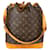 Louis Vuitton Toile Monogram Sac Noe Grande Cuir Marron  ref.1316317