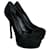 Yves Saint Laurent Zapatos de tacón Negro Suecia  ref.1316342
