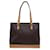 Céline Vintage Brown Macadam Canvas Shoulder Bag Tote Cloth  ref.1316346