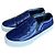 Sneakers slip on Céline in pelle verniciata blu navy