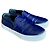 Sneakers slip on Céline in pelle verniciata blu navy - vista 3
