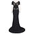 Stella Mc Cartney Stella McCartney Black Intricate Lace Detailed Puddle Train Gown Dress - view 5