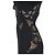 Stella Mc Cartney Stella McCartney Black Intricate Lace Detailed Puddle Train Gown Dress - view 8