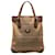 Burberry Brown Vintage Check Tote Braun Leinwand Tuch  ref.1316408