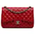 Patta foderata in caviale classico rosso Chanel Jumbo Pelle  ref.1316429