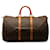 Louis Vuitton Brown Monogram Keepall 50 Cloth  ref.1316448